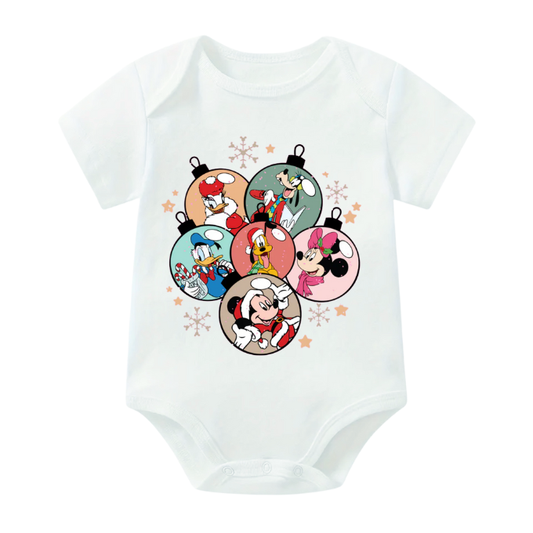 M & Friends Baubles Onesie