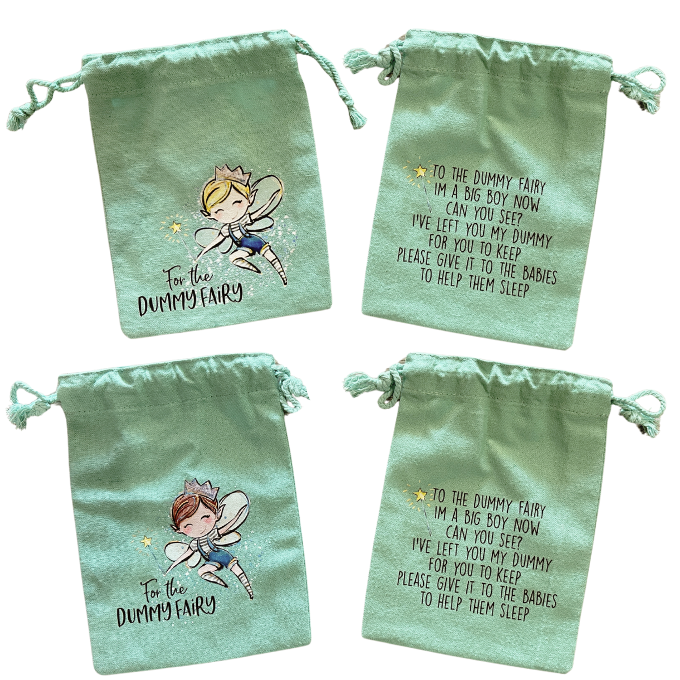 Dummy Fairy Drawstring Pouches - Boys