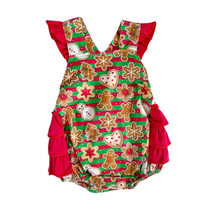 Christmas Gingerbread Romper