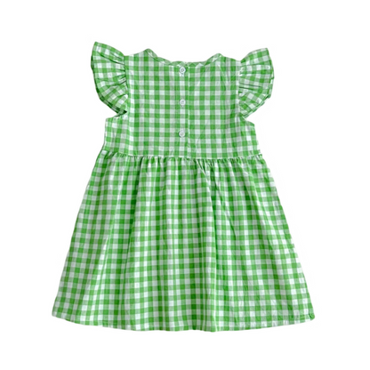 Green Gingham Dress