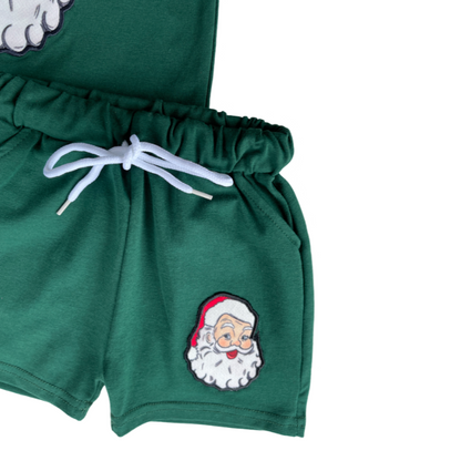 Santa Face Set - Green