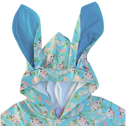 Hip Hop Bunny Hooded Romper