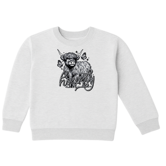 Howdy Highland Cow Sweatshirt