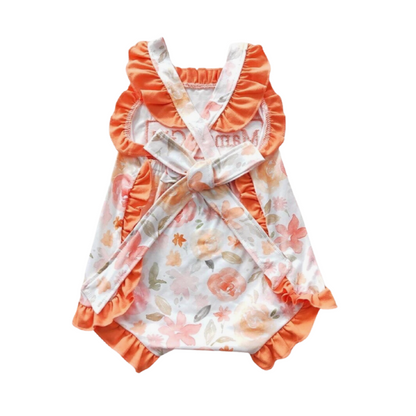 Mama's Girl Coral Romper