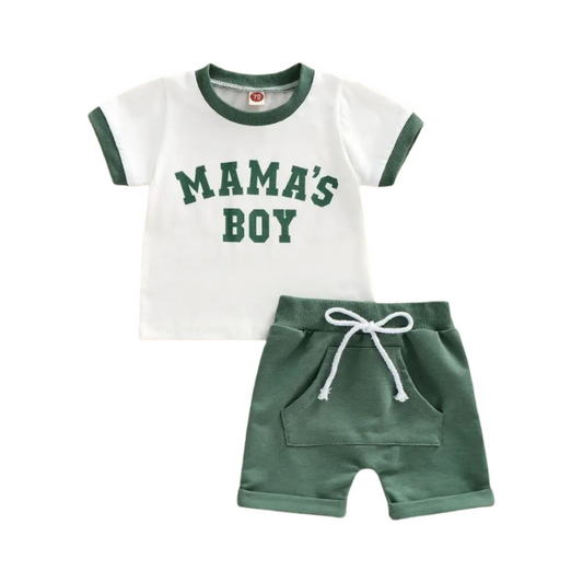 Mama's Boy Set - Green