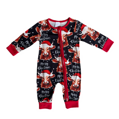 Merry Christmas Highland Onesie