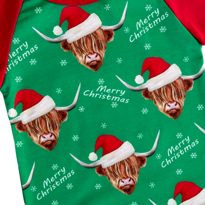 Merry Christmas Highland Cow Shirt