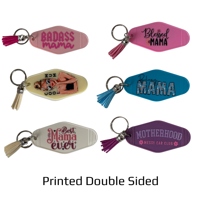 Motel Style Mum Keyrings