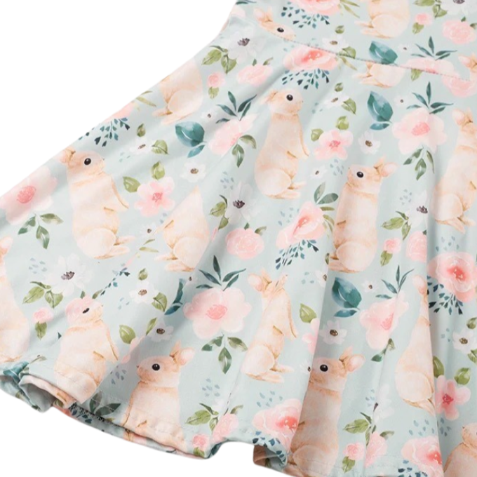 Native Floral Bunny Dress