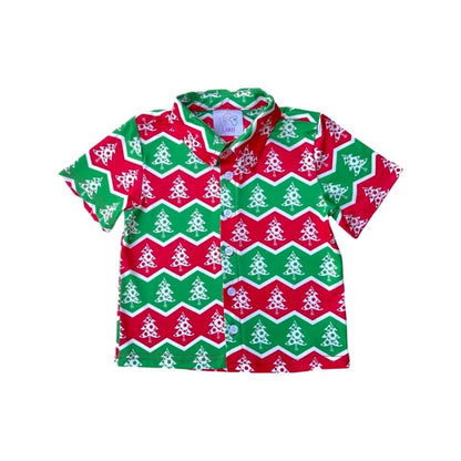 O Christmas Tree Button Up Shirt