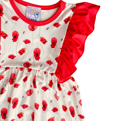 Poppy Frill Dress