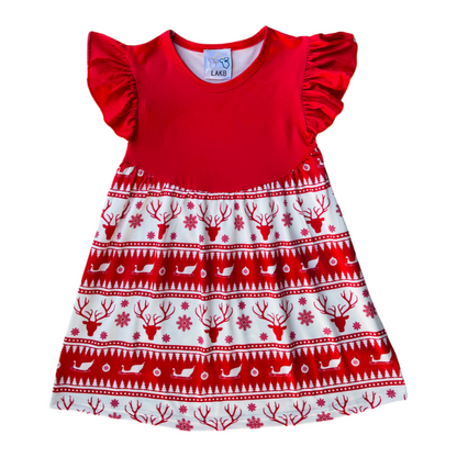 Red Deer Christmas Dress