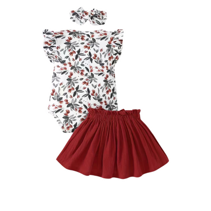 Floral Rae Set - Red