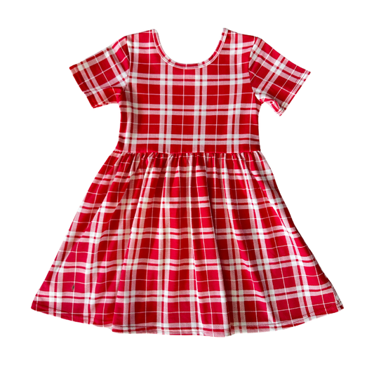 Red Gingham Dress
