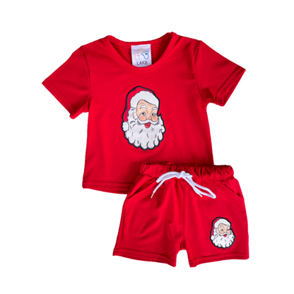 Santa Face Set - Red