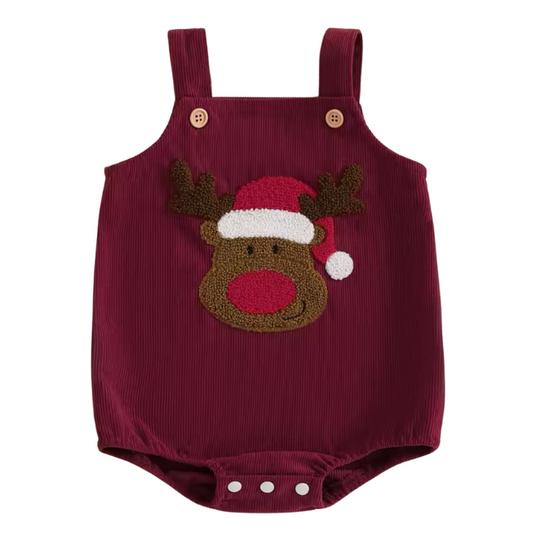 Rudolph Corduroy Romper