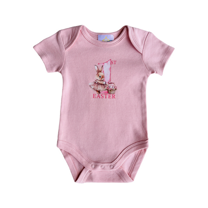 1st Easter Girls Onesie