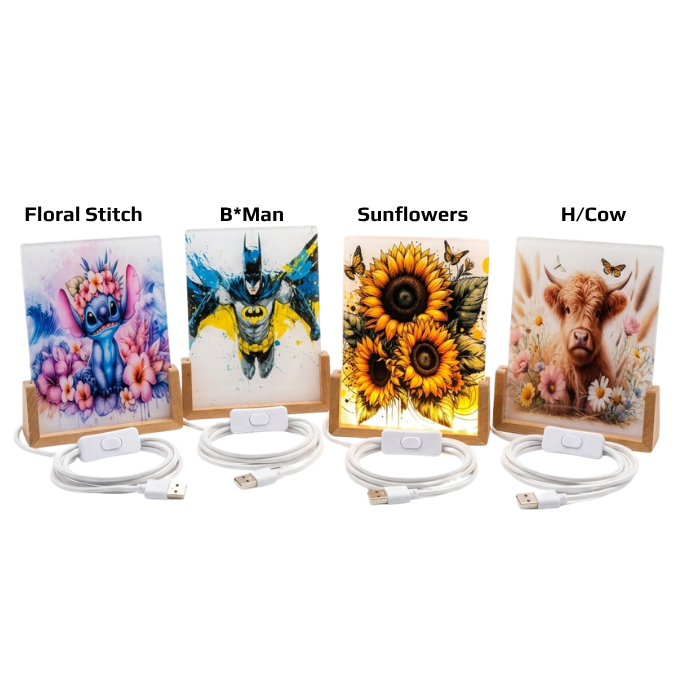 Acrylic Wood LED Night Lights