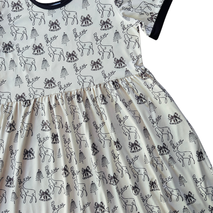 Brown Deer Christmas Women's Dress