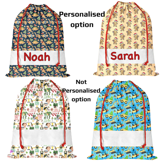 Christmas Stockings - Personalisation options