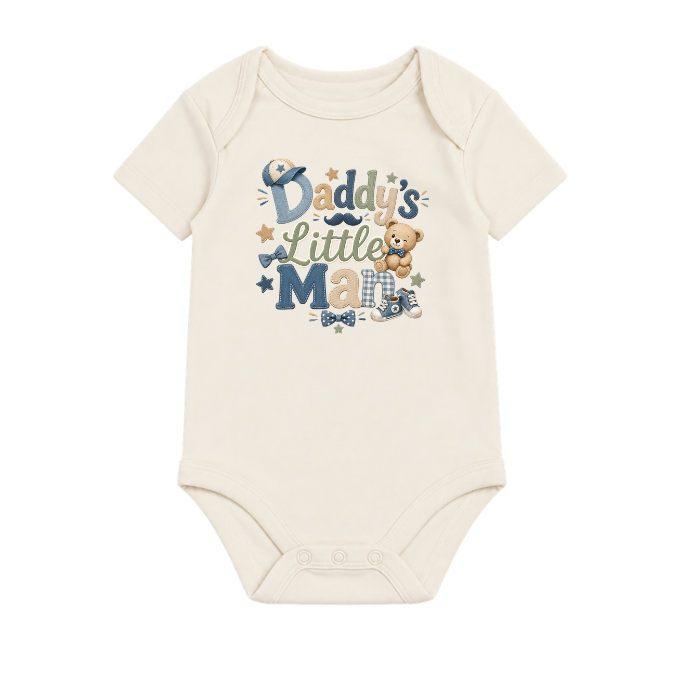 Daddy's Little Man Onesies