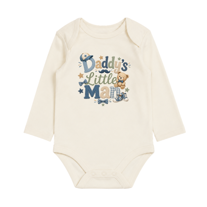 Daddy's Little Man Onesies