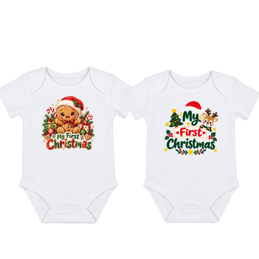 My First Christmas Onesies
