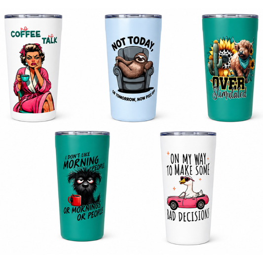 Funny Stainless Steel Coffee Tumblers