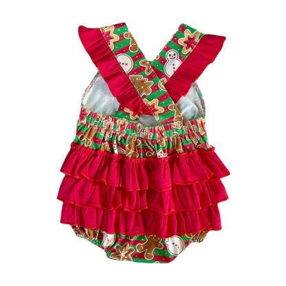 Christmas Gingerbread Romper