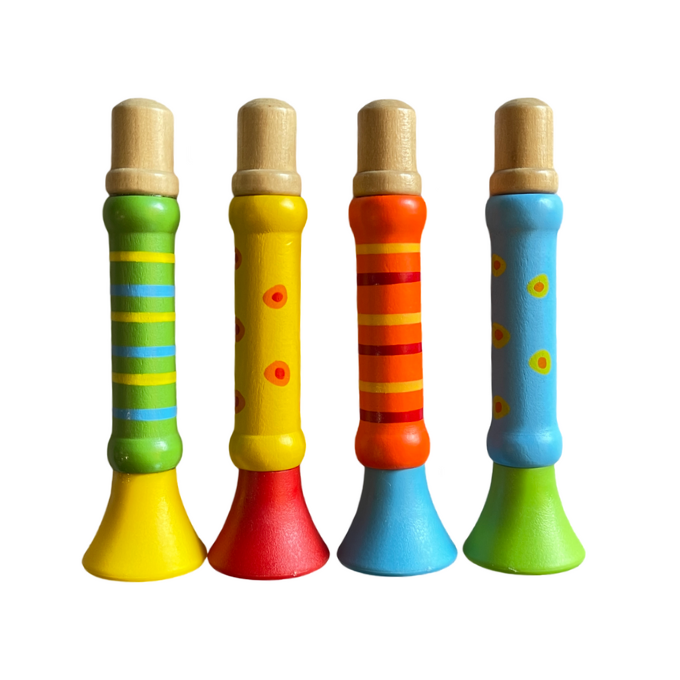 Wooden Horn Whistles