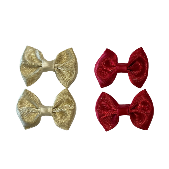 Mini Bow Hair Clips