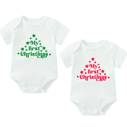 My First Christmas Onesies