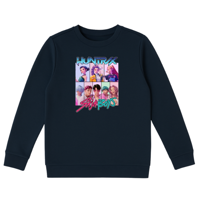 Navy Kpop Sweatshirt (Teen sizes)
