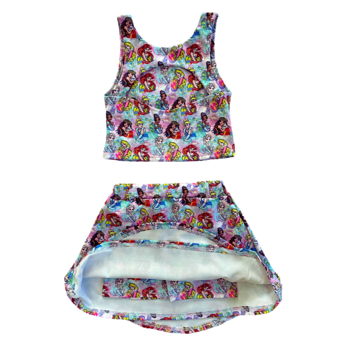 Princess Yoga Skort Set