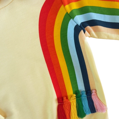 Rainbow Tassel Jumper