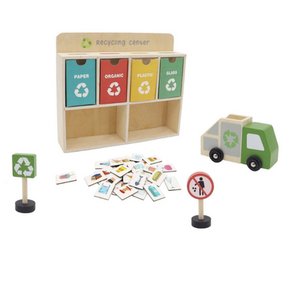 Toyslink Wooden Recycling Centre Play Set