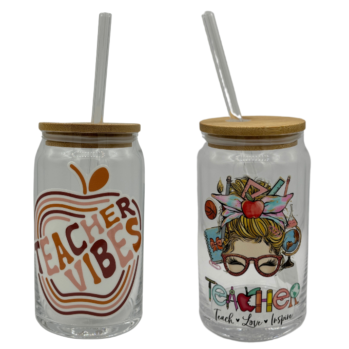 Teacher Latte Glasses