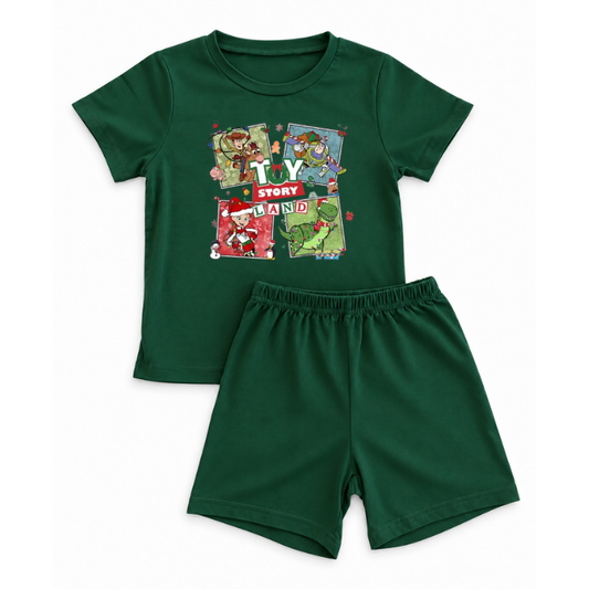 T*Story Christmas Shorts Set