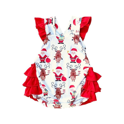 Totally Santa Frilly Romper