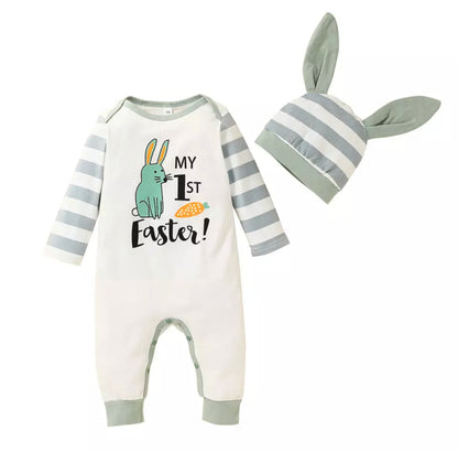 My 1st Easter! Jumpsuit - Blue