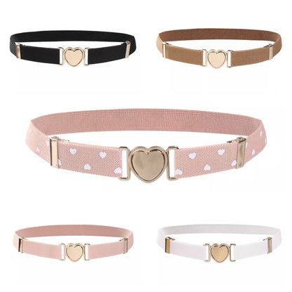 Adjustable Heart Elastic Waist Belts