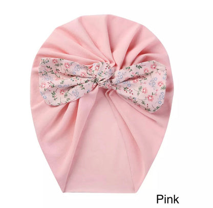 Floral Bow Turbans