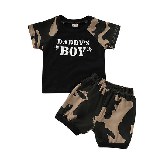 Daddy’s Boy Camo Print 2pc Set