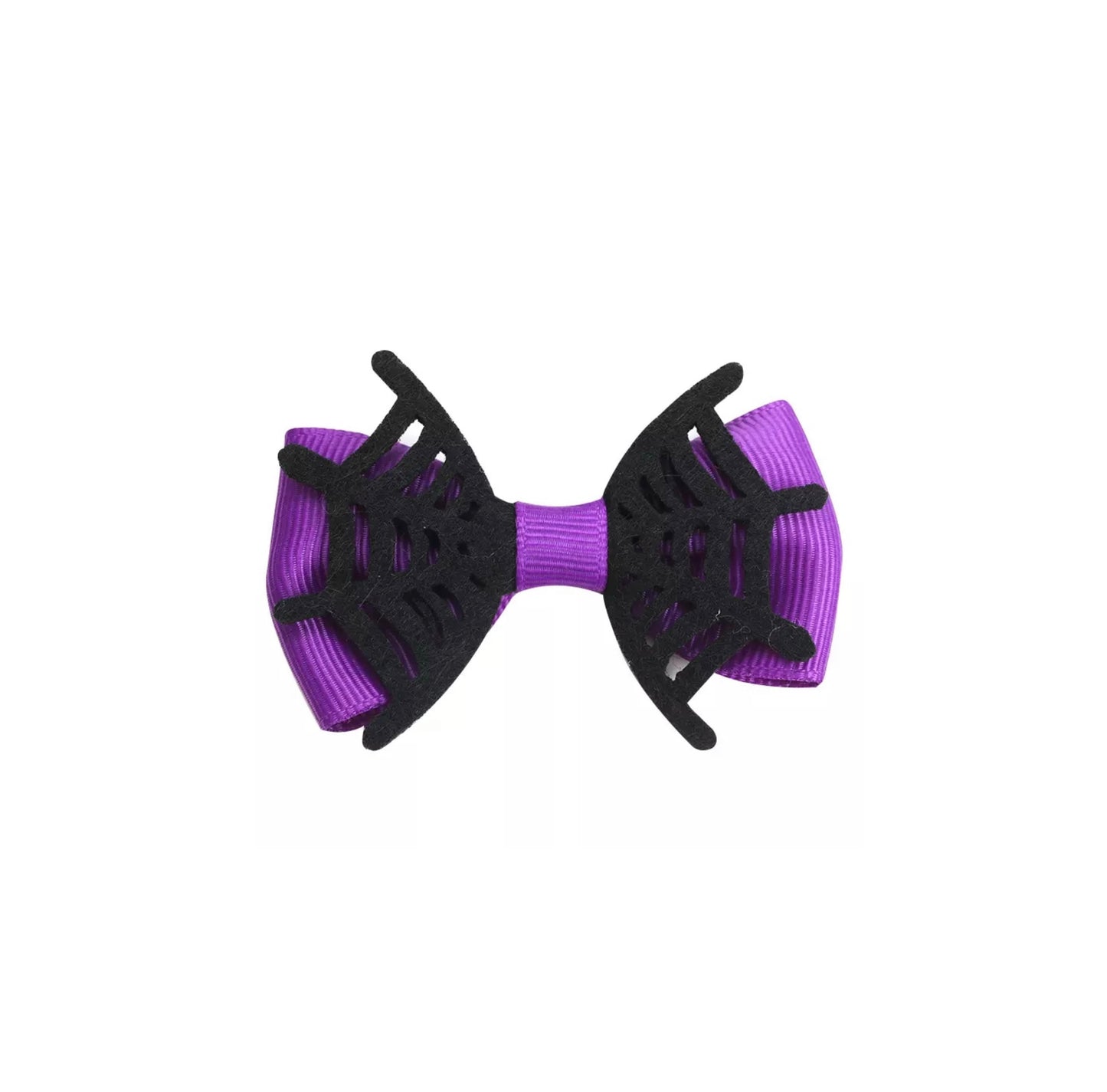 Purple Spider Webb Hair Clip