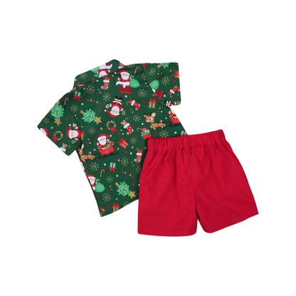 Christmas Day 2pc Set - Green look