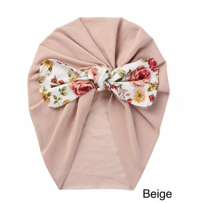 Floral Bow Turbans