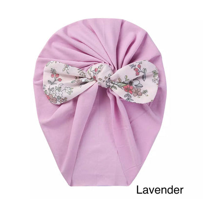 Floral Bow Turbans