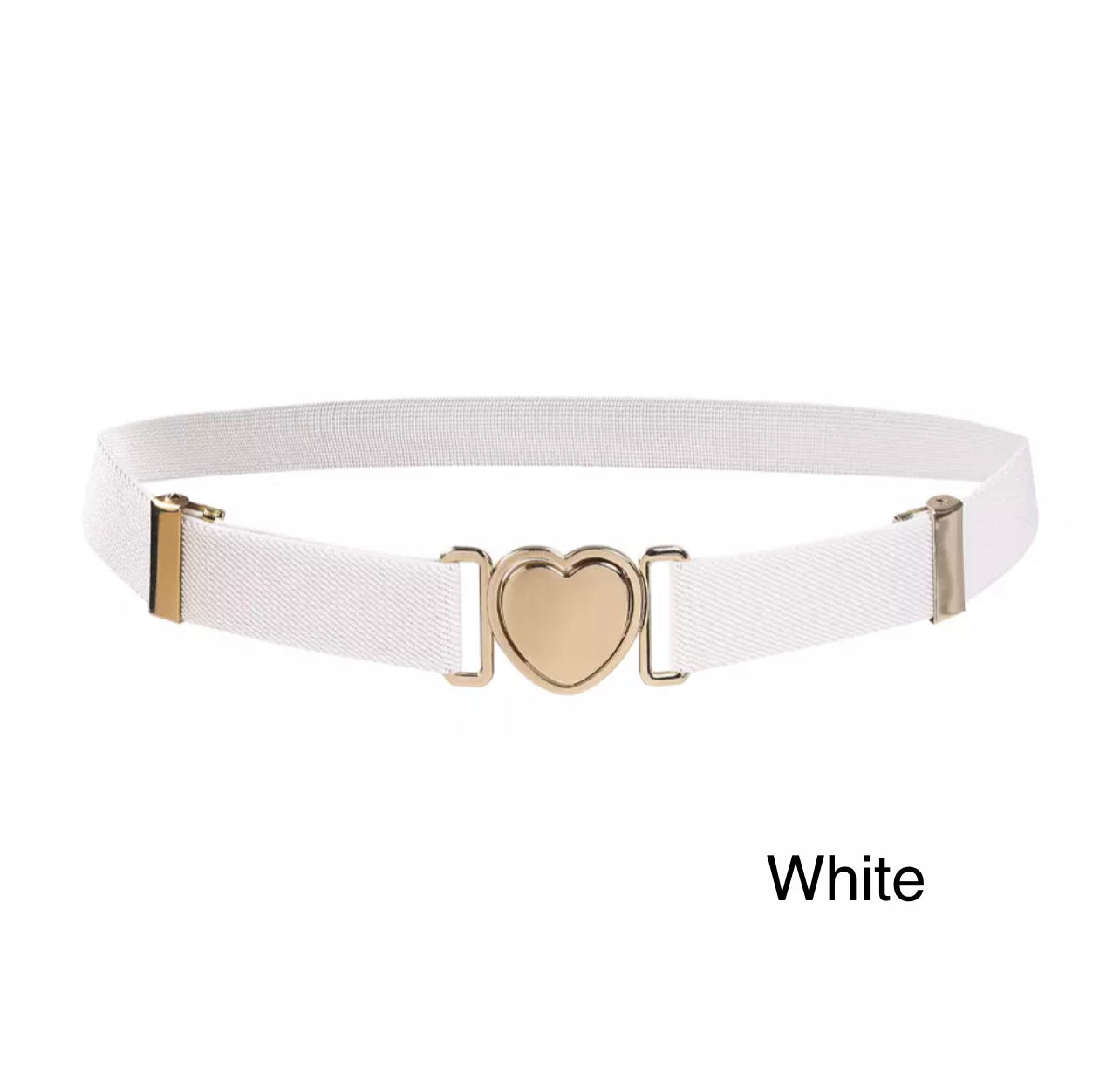 Adjustable Heart Elastic Waist Belts