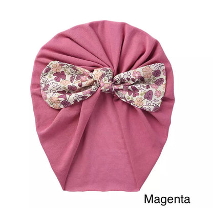 Floral Bow Turbans