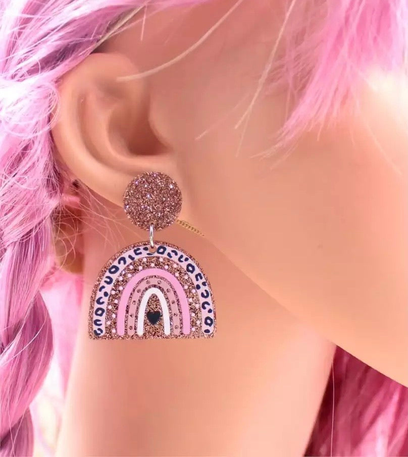 Leopard Rainbow Women’s Earrings